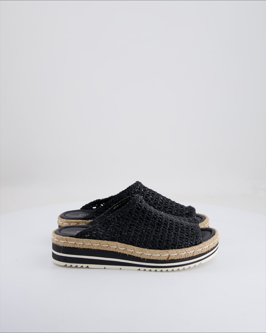 Pons Quintana Sandals Leather  Black Eu 38