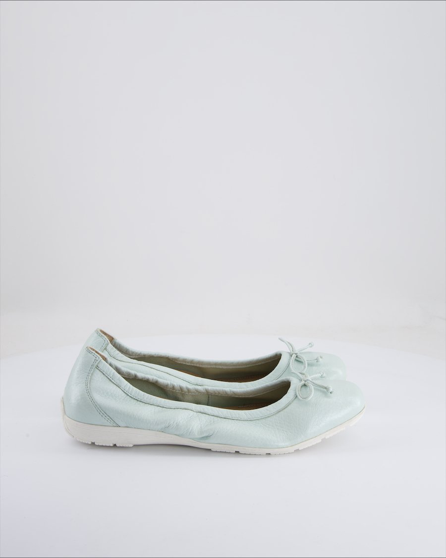 Caprice Ballet flats Leather Pencil blue Eu 41