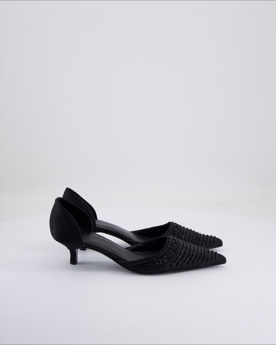 Zara Heels Cloth Black Eu 36