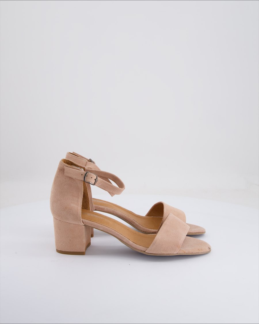 Roberto Santi Heels Suede Pink Eu 40
