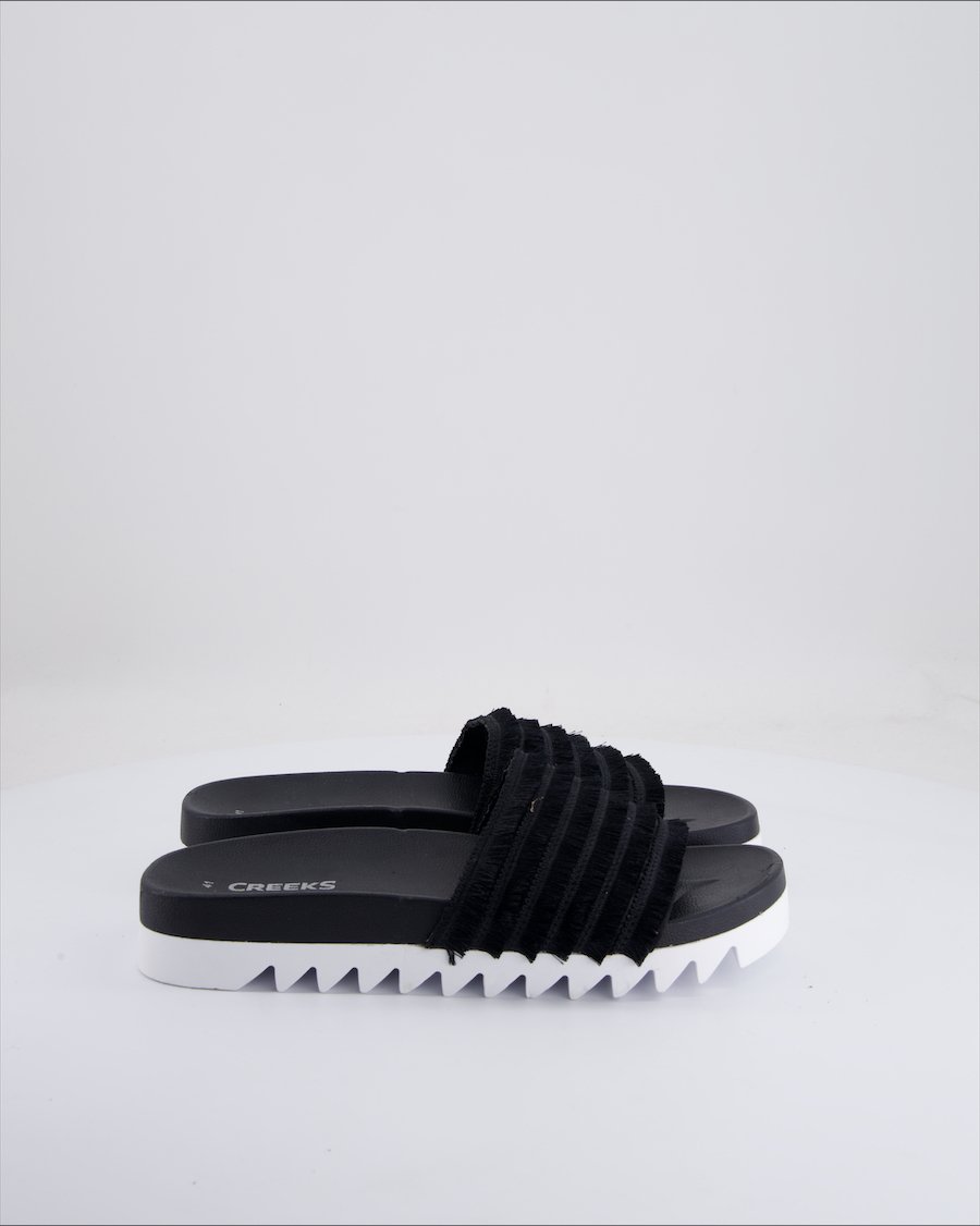 Creeks Sandals Cloth Black Eu 41