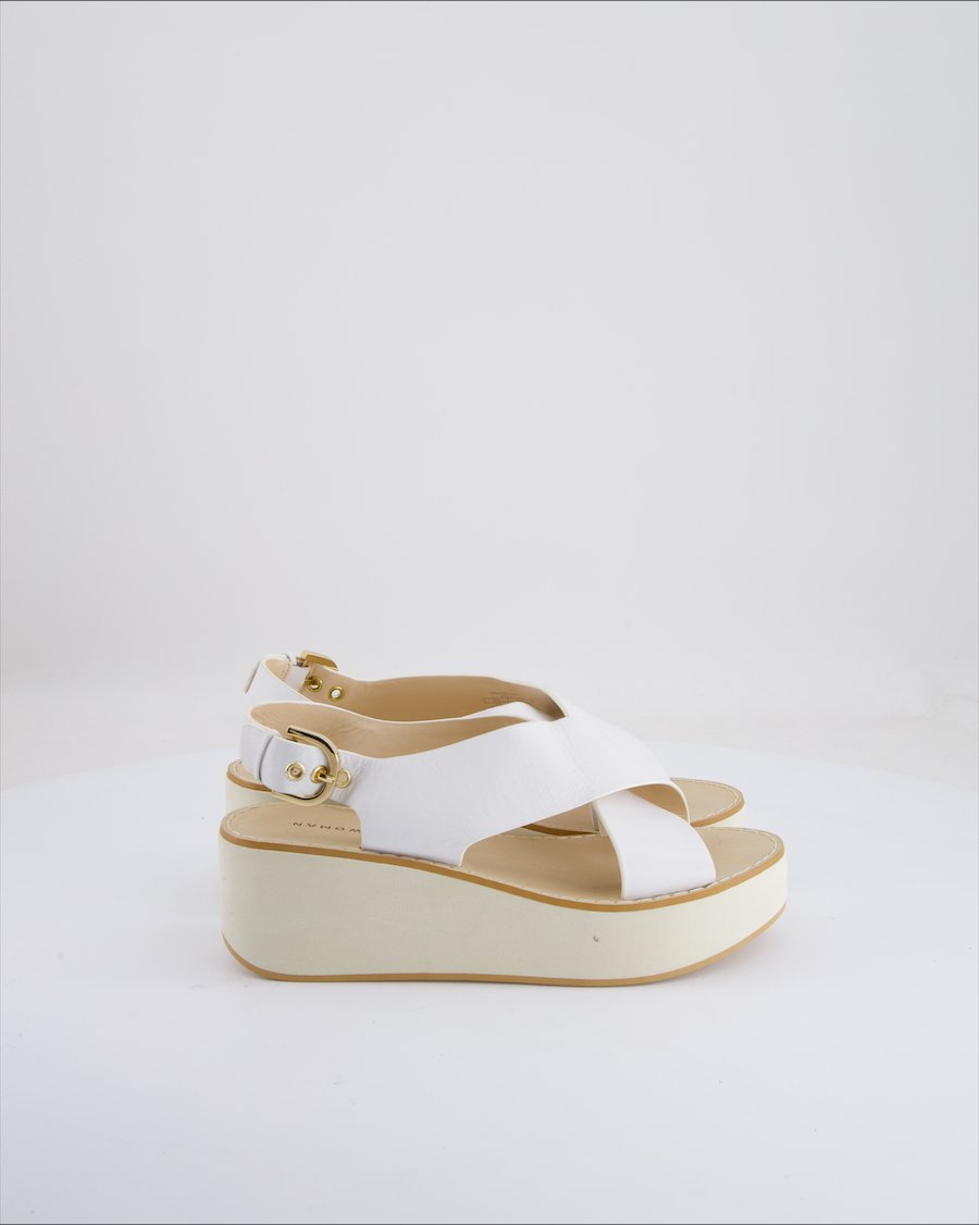 Zara Sandals Polyurethane White Eu 37