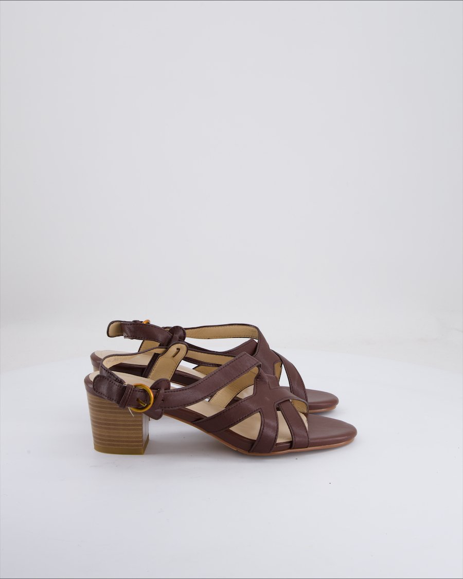 Unbranded Sandals Leather Brown Eu 38