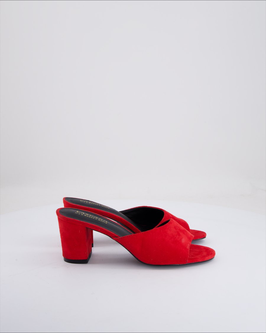 Lascana Heels Suede Red Eu 40