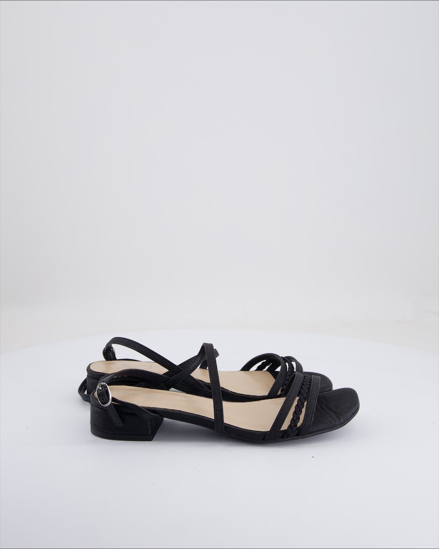 Graceland Sandals Polyurethane Black Eu 39