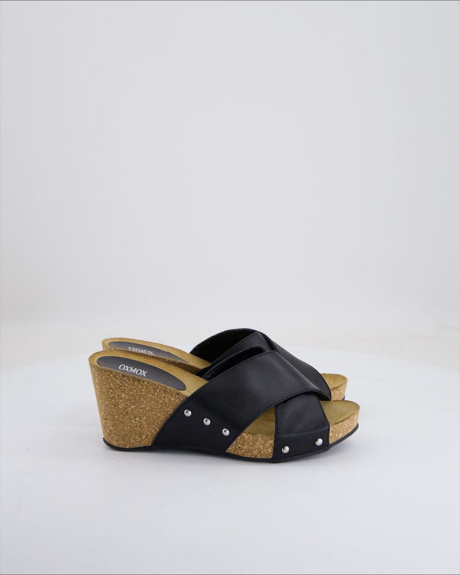 Oxmox Wedges Leather Black Eu 39