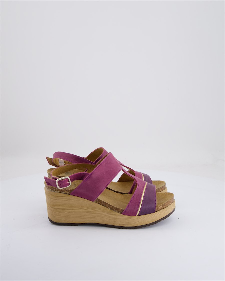 Scholl Wedges Leather Purple