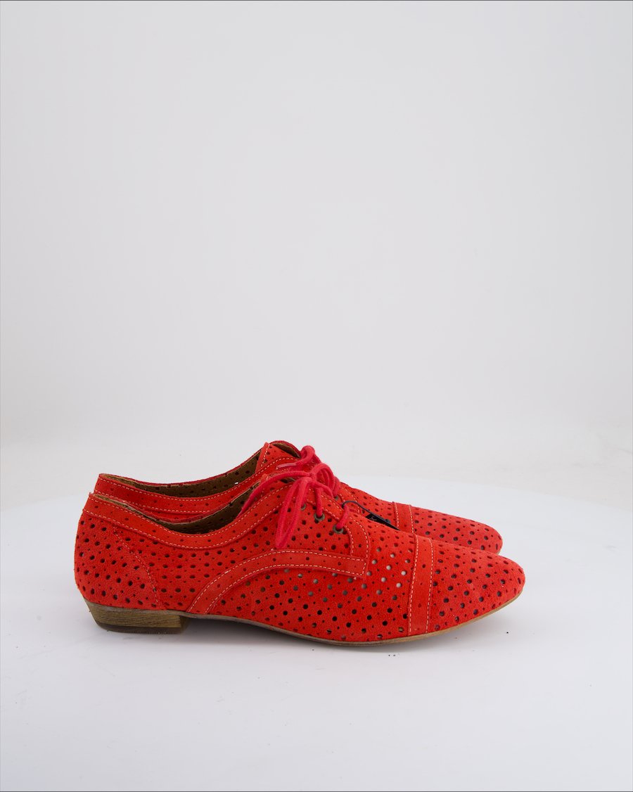 Bronx  Flats Suede Red Eu 42