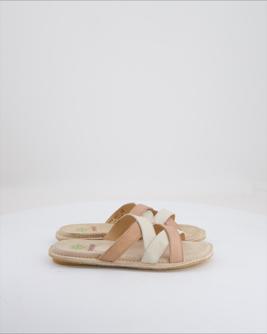 Camper Sandals Leather White Eu 38