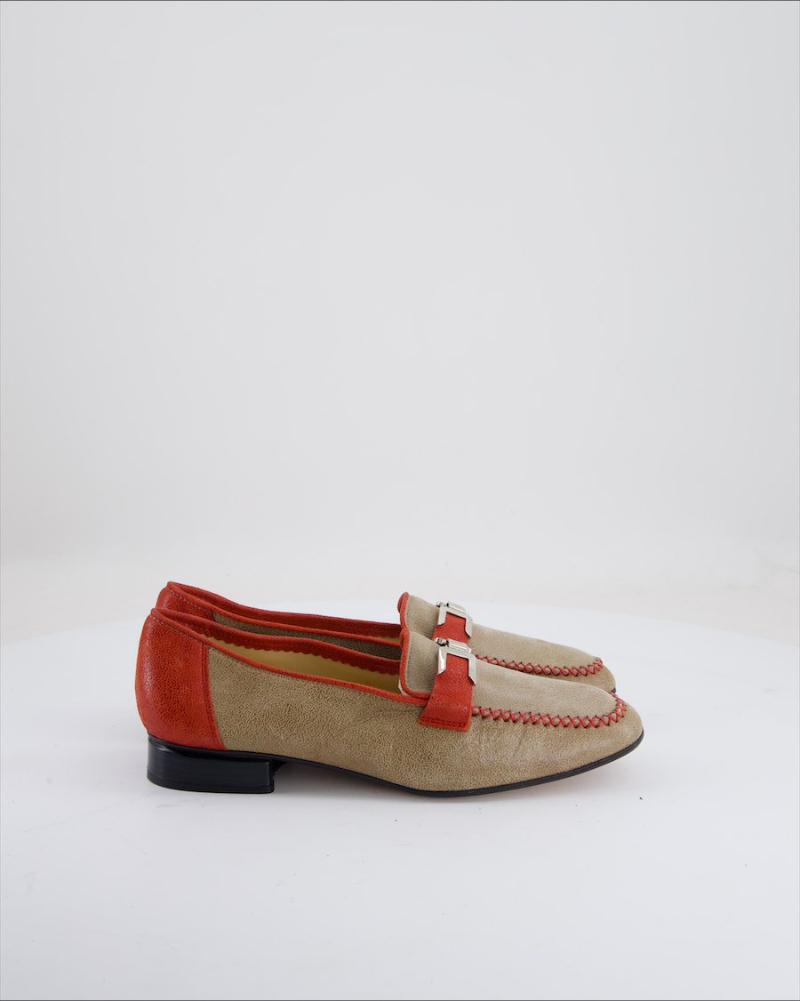 Brunate Flats Leather Brown Eu 39