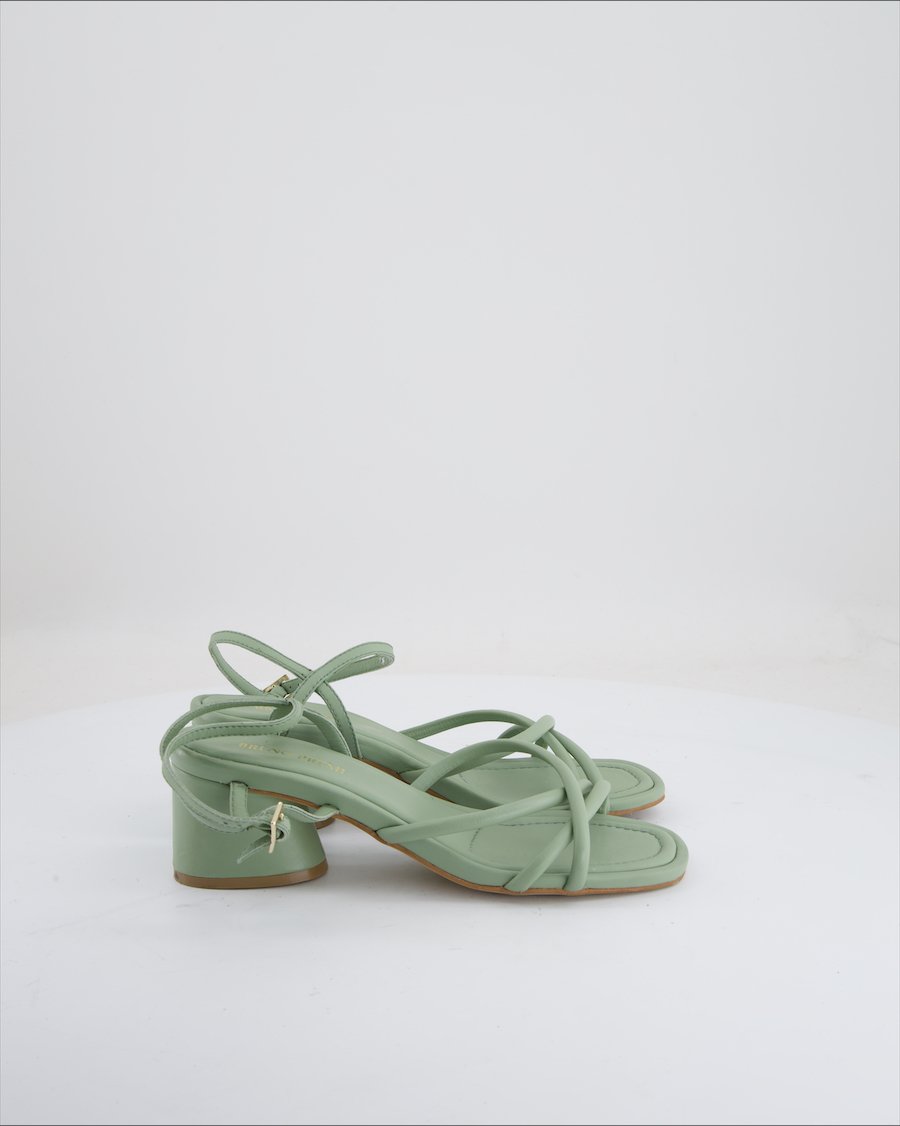 Bruno Premi Heels Leather Pastel Green Eu 38