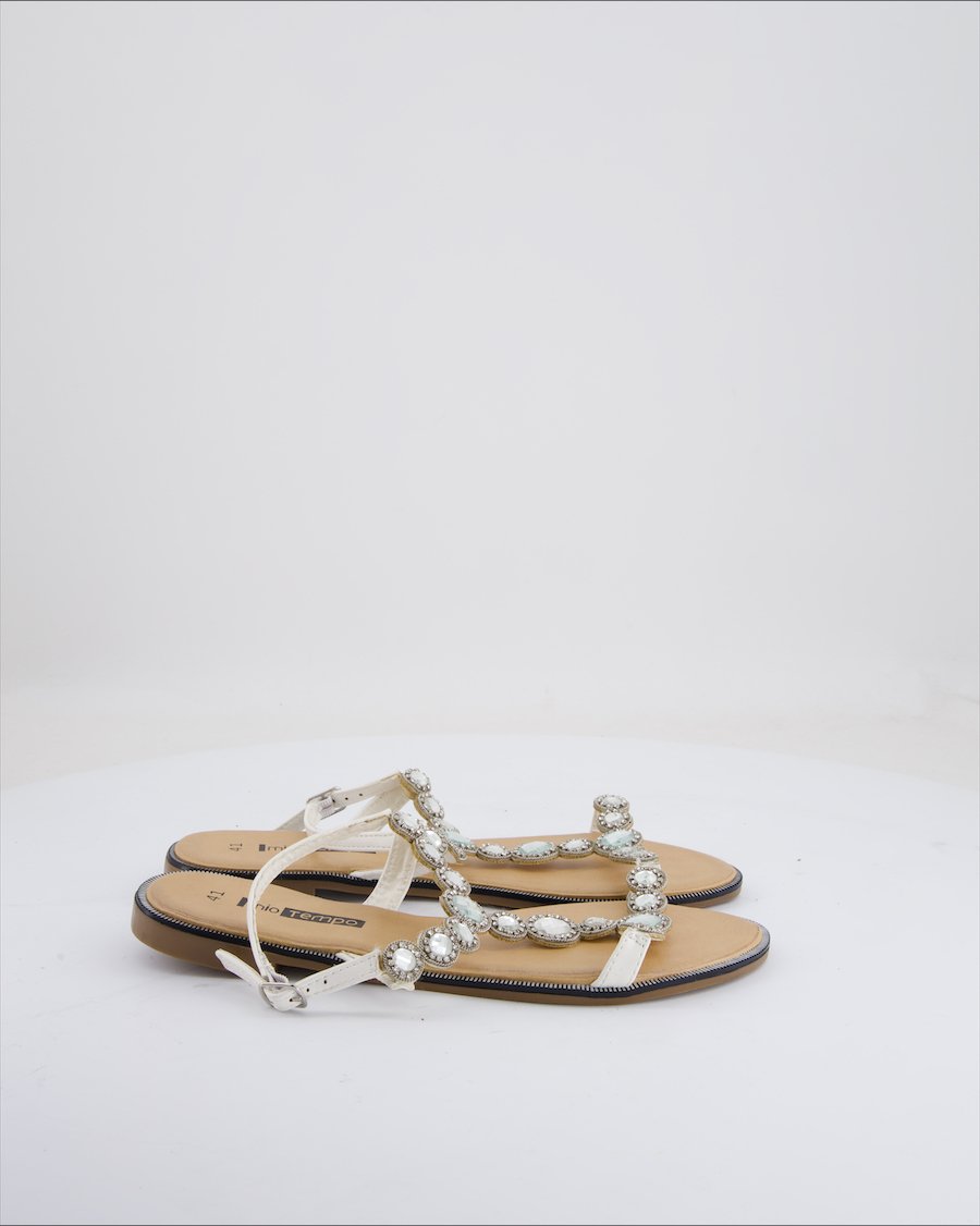 Mio Tempo Sandals Leather White Eu 41