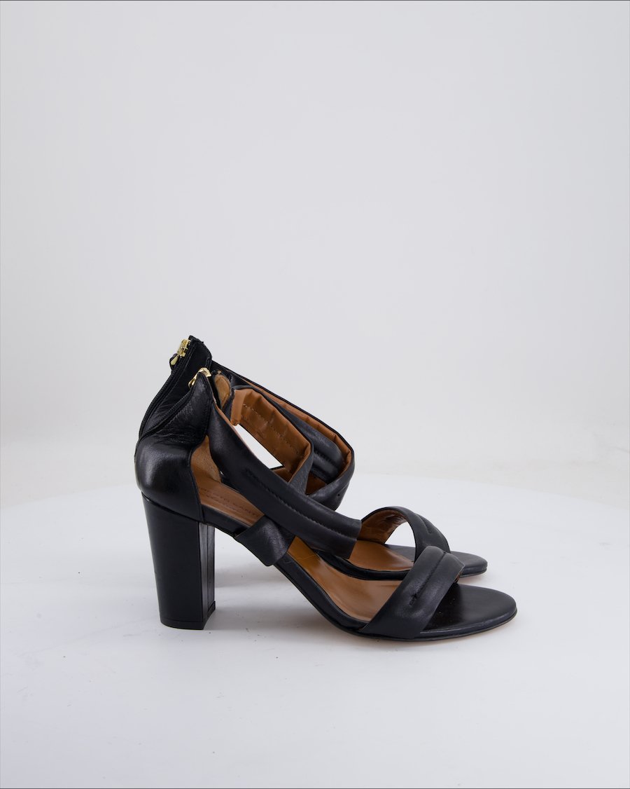 Roberto Santi Heels Leather Black Eu 40