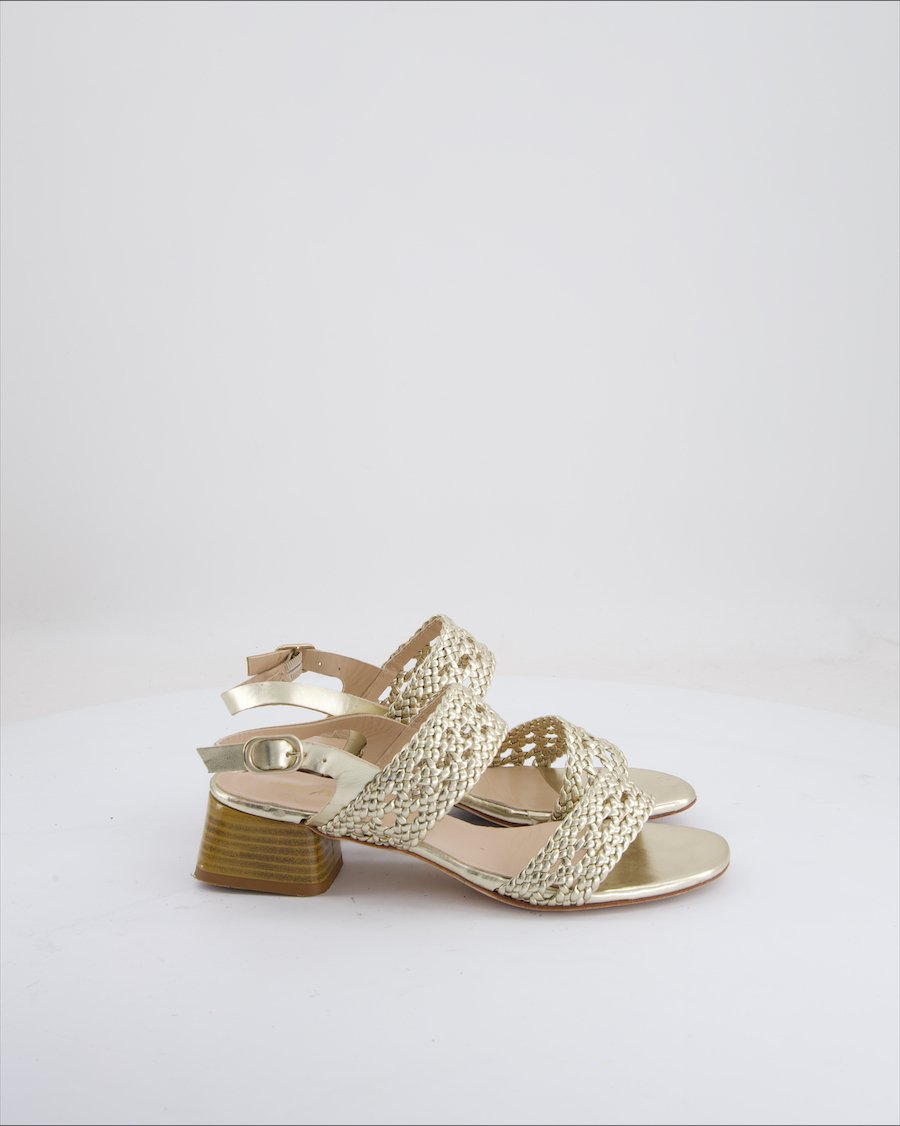 Jean Rodin Sandals Leather Gold Eu 37