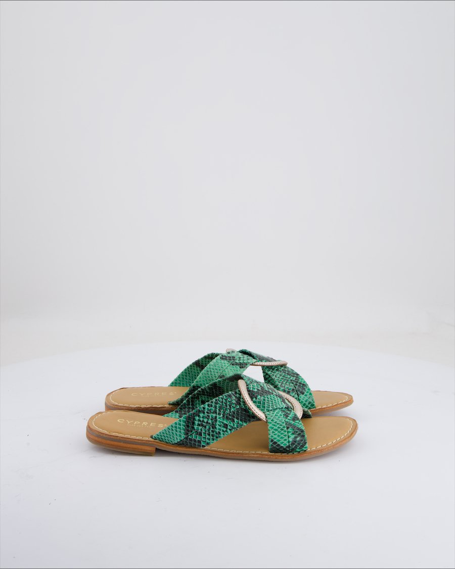Cypres Sandals Suede Green EU 37