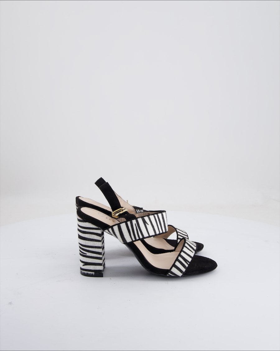 Zone 3 Heels Faux Fur Black EU 36