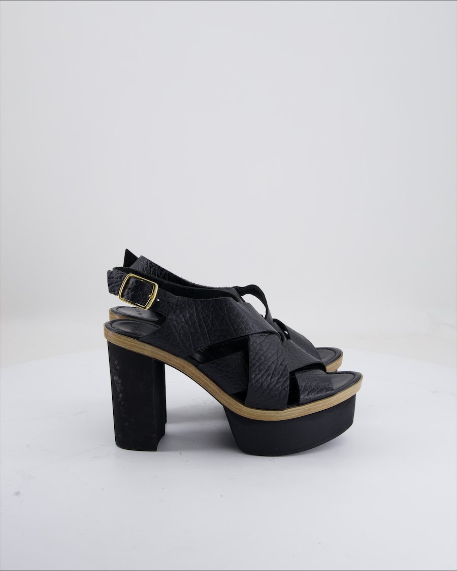 Sisley Heels Leather Black EU 38
