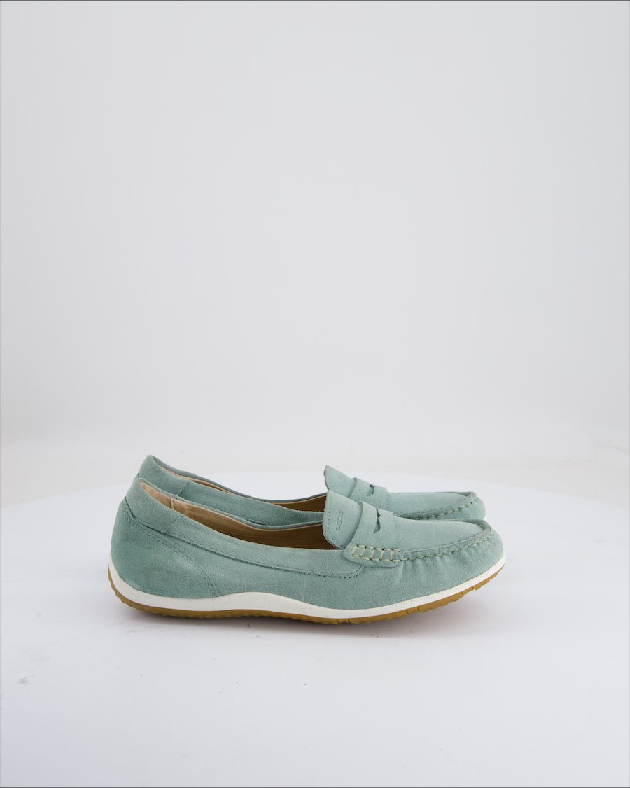Geox Flats Suede Turquoise EU 39