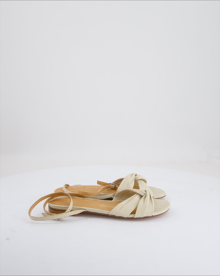 Naguisa Sandals Leather Beige EU 37