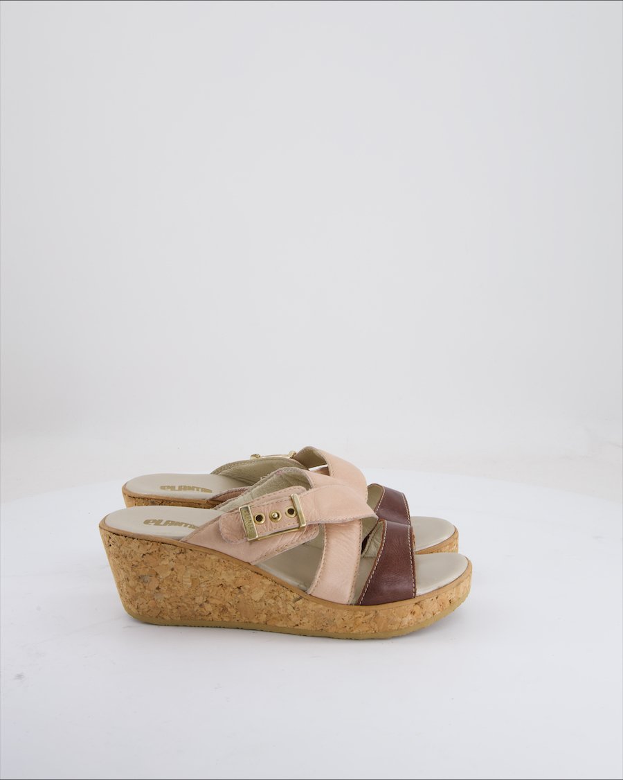 Plantas Sandals Leather Brown EU 37