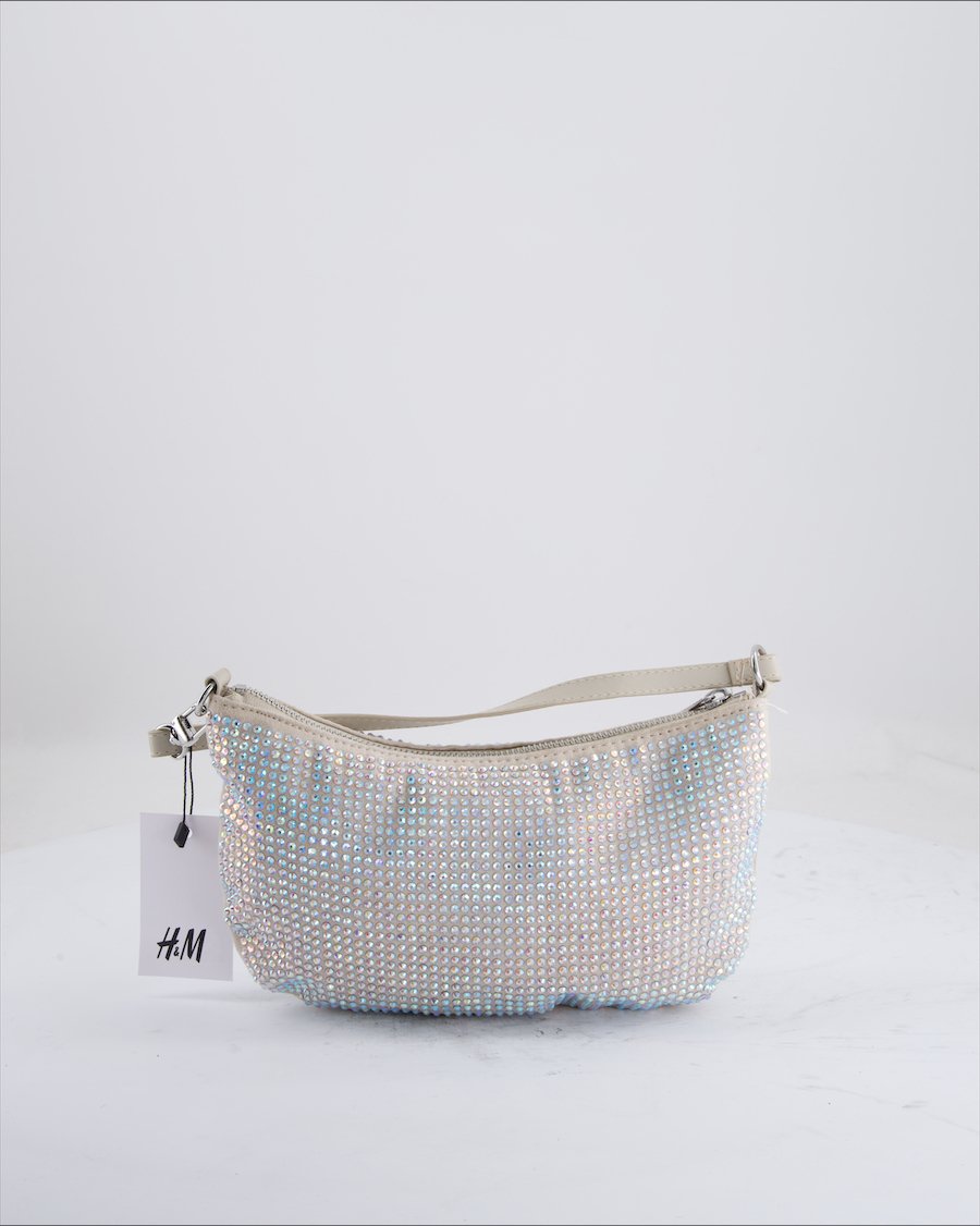H&M Shoulder Bag Cloth Ecru