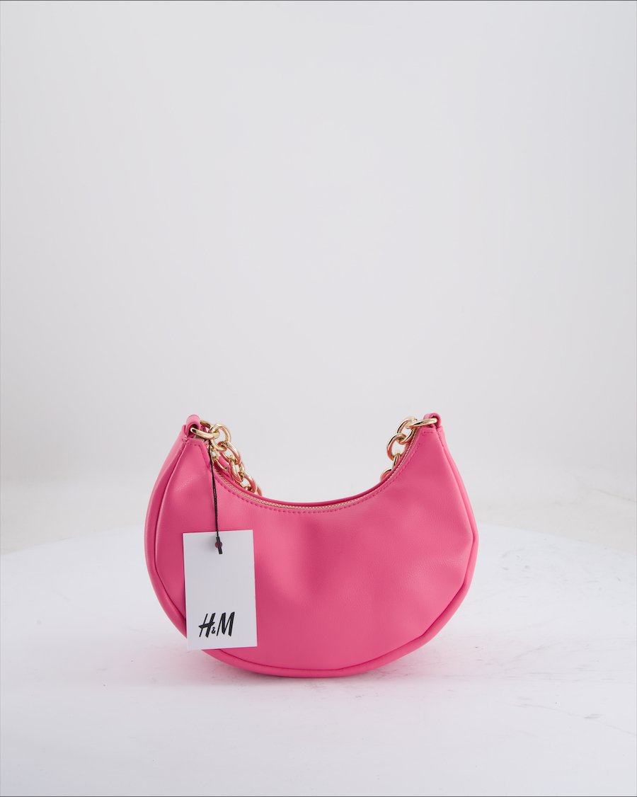 H&M Shoulder Bag Polyurethane Pink