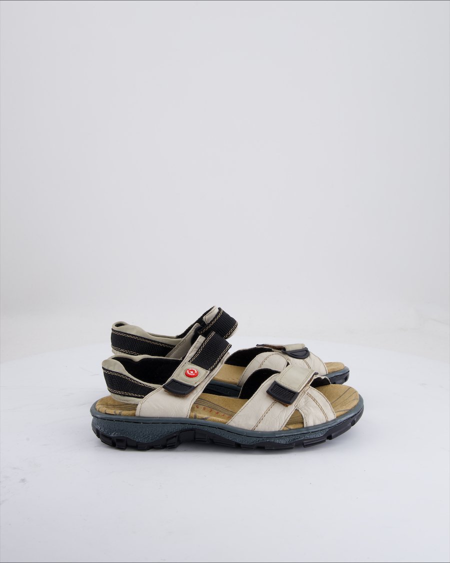 Rieker Sandals Cloth Beige EU 39