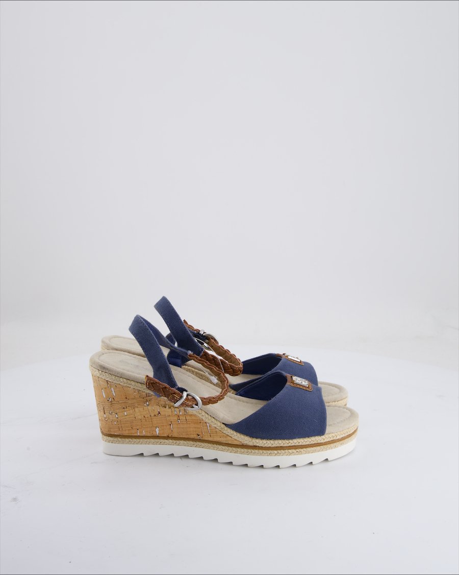 Graceland Wedges Cloth Navy EU 38