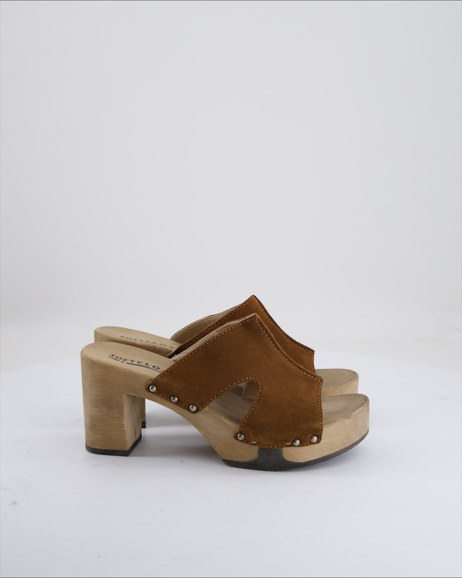 Sofclox Sandals Suede Brown EU 41