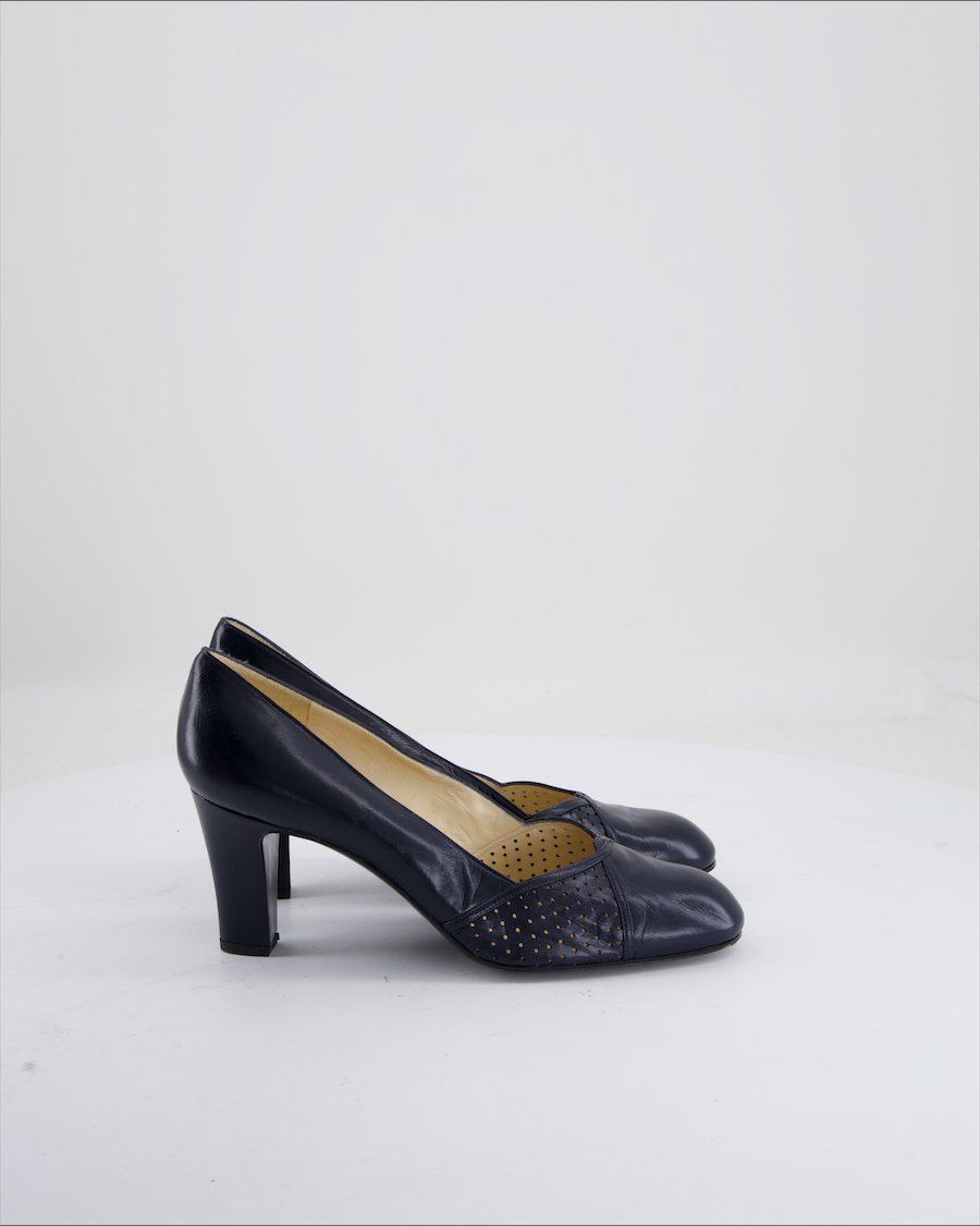 Quintè Heels Leather Blue EU 37