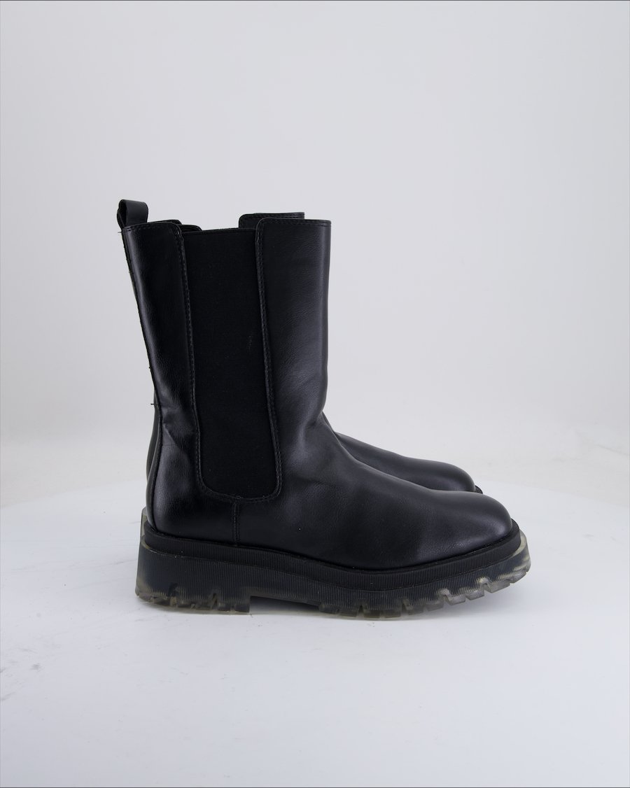 Catwalk Boots Leather Black Eu 39