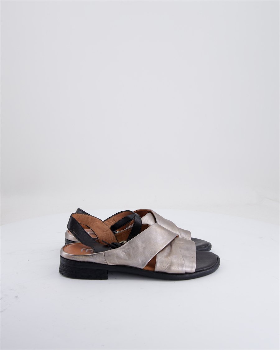 Mjus  Sandals Leather Silver Eu 37