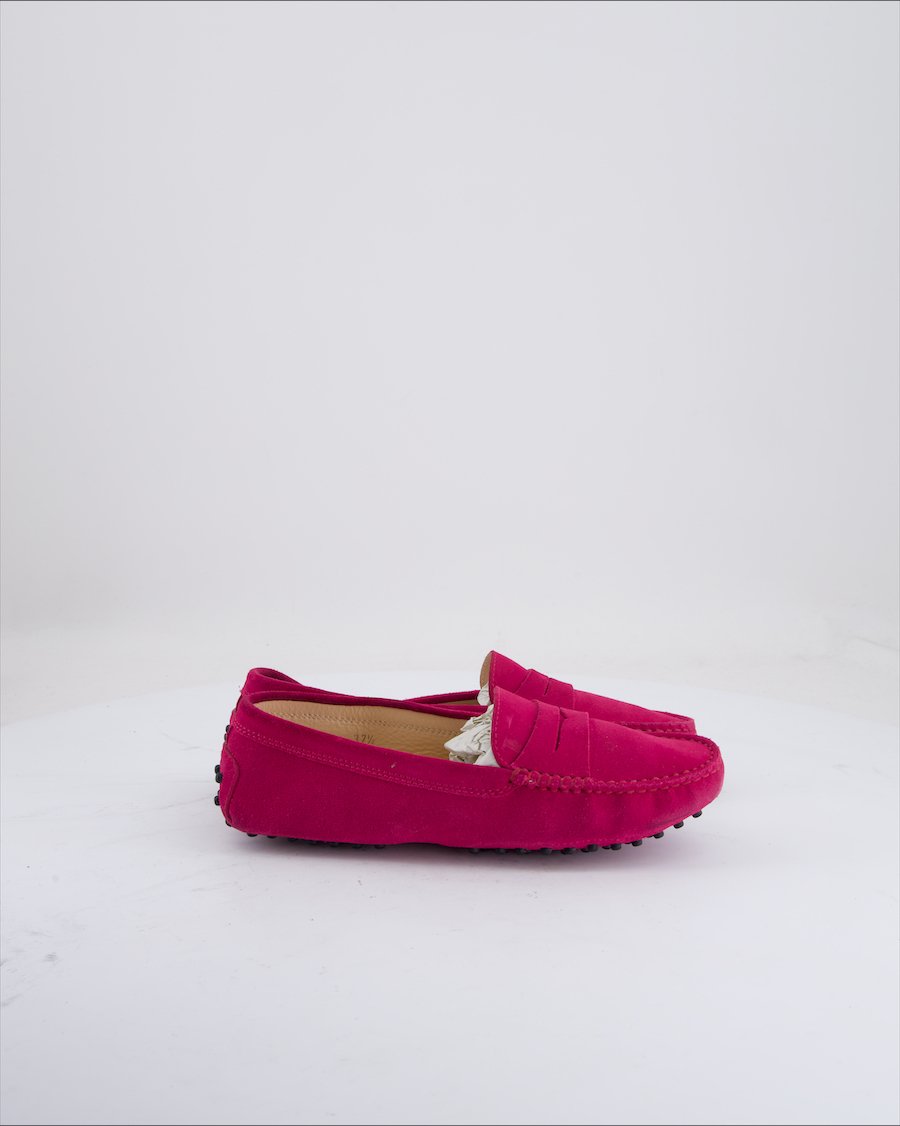 Tod's Flats Suede Magenta Eu 37.5