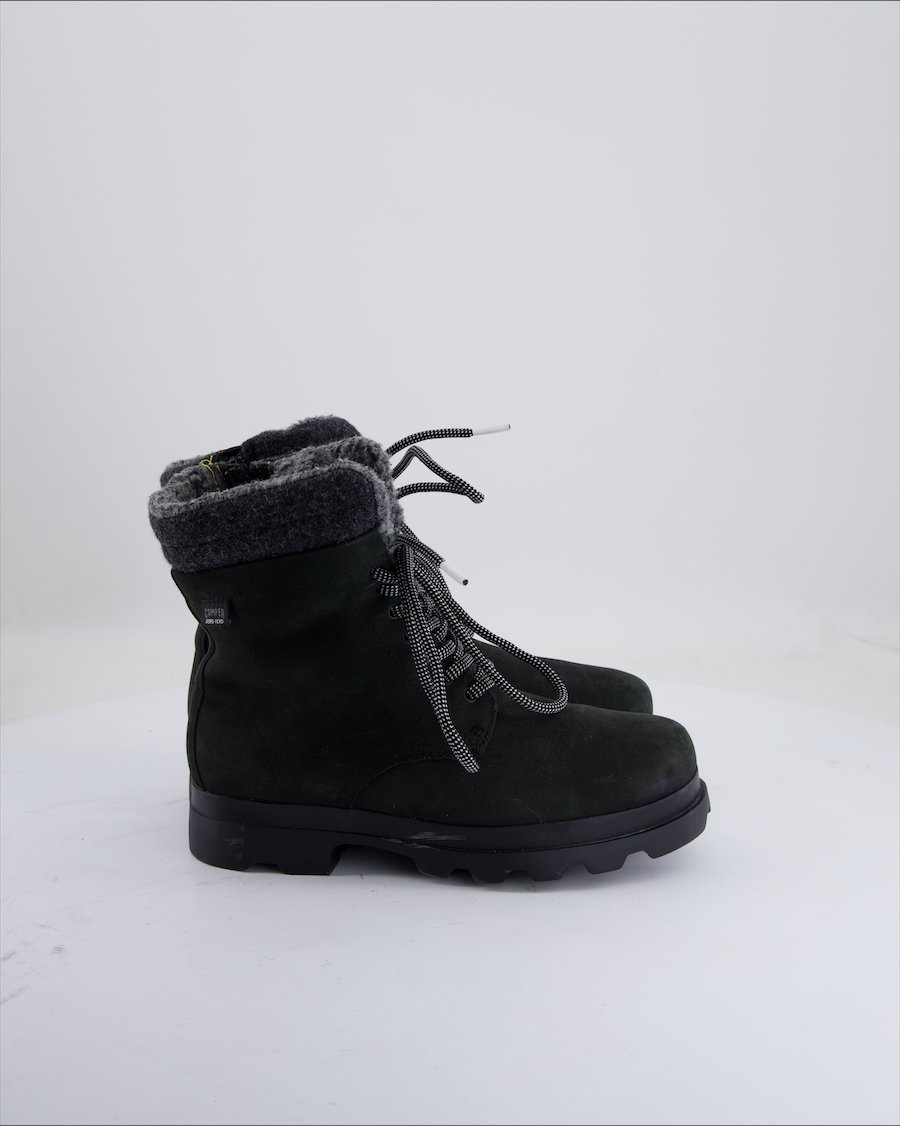 Camper Ankle Boots Leather Black Eu 37