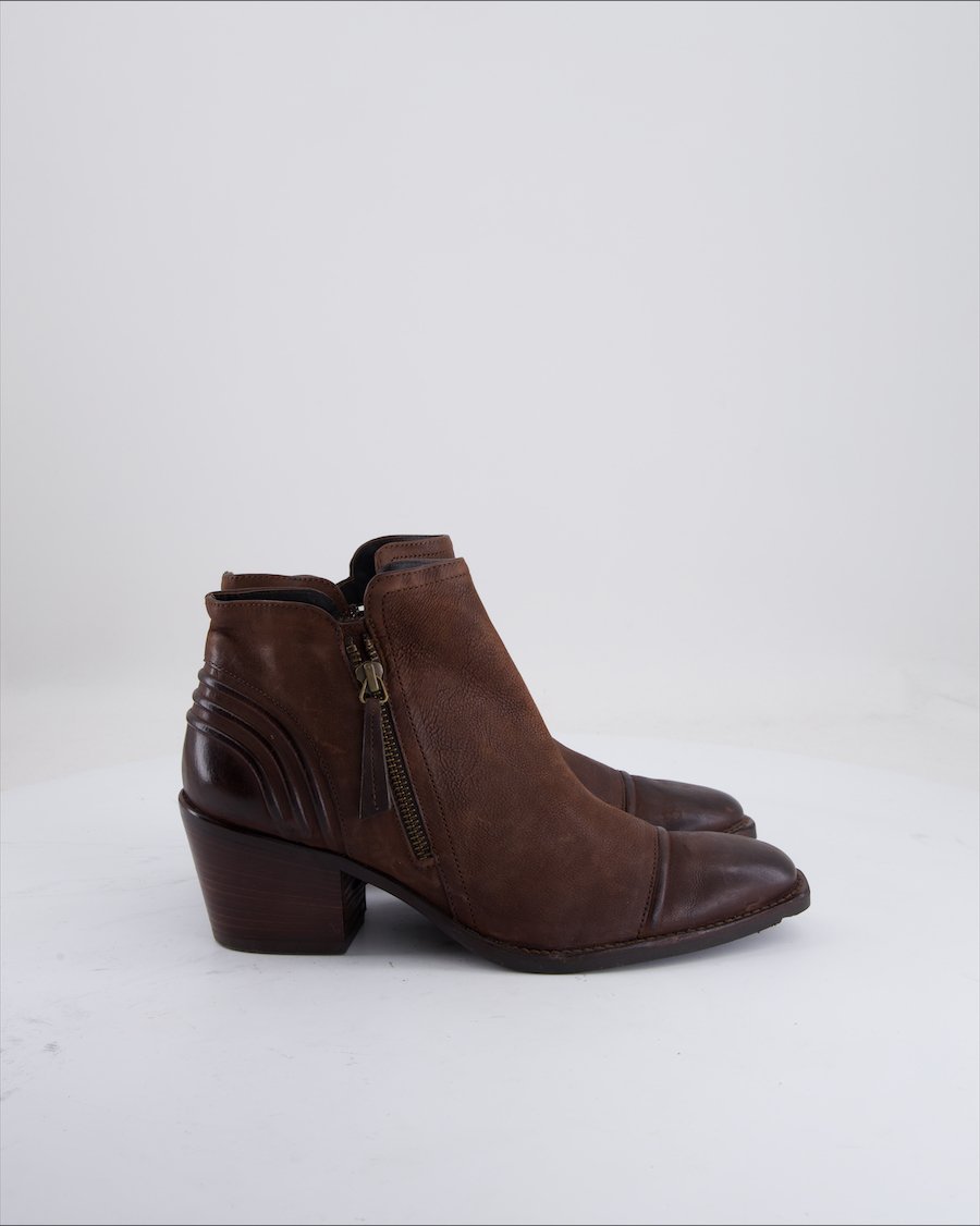 Paul Green Ankle Boots Leather Brown Eu 40