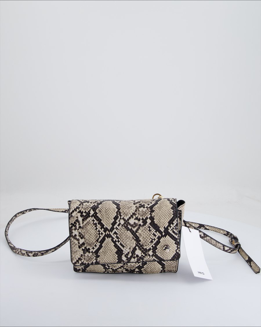 Mango Crossbody Bag Polyurethane Beige