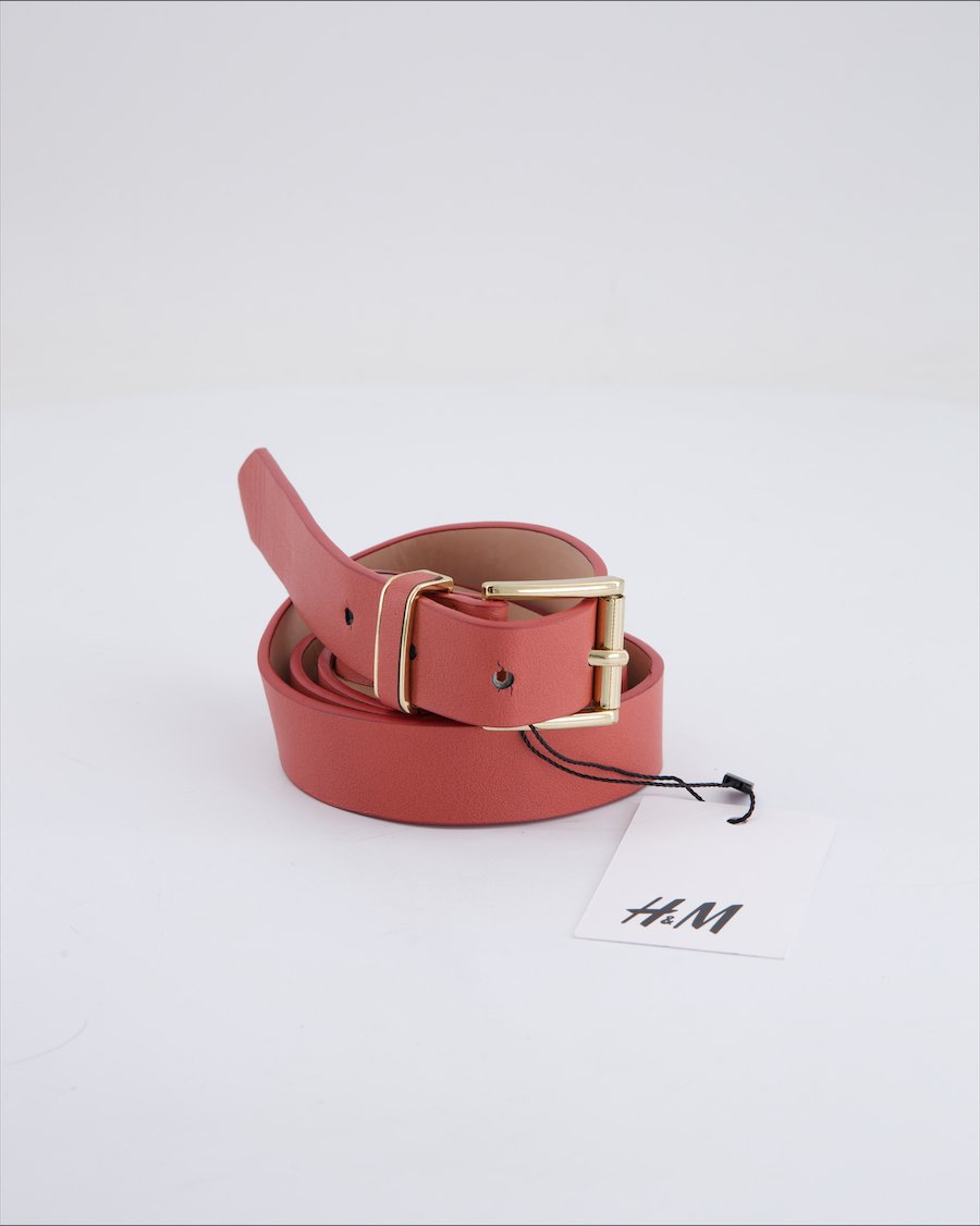 H&M Belt Leather Pink