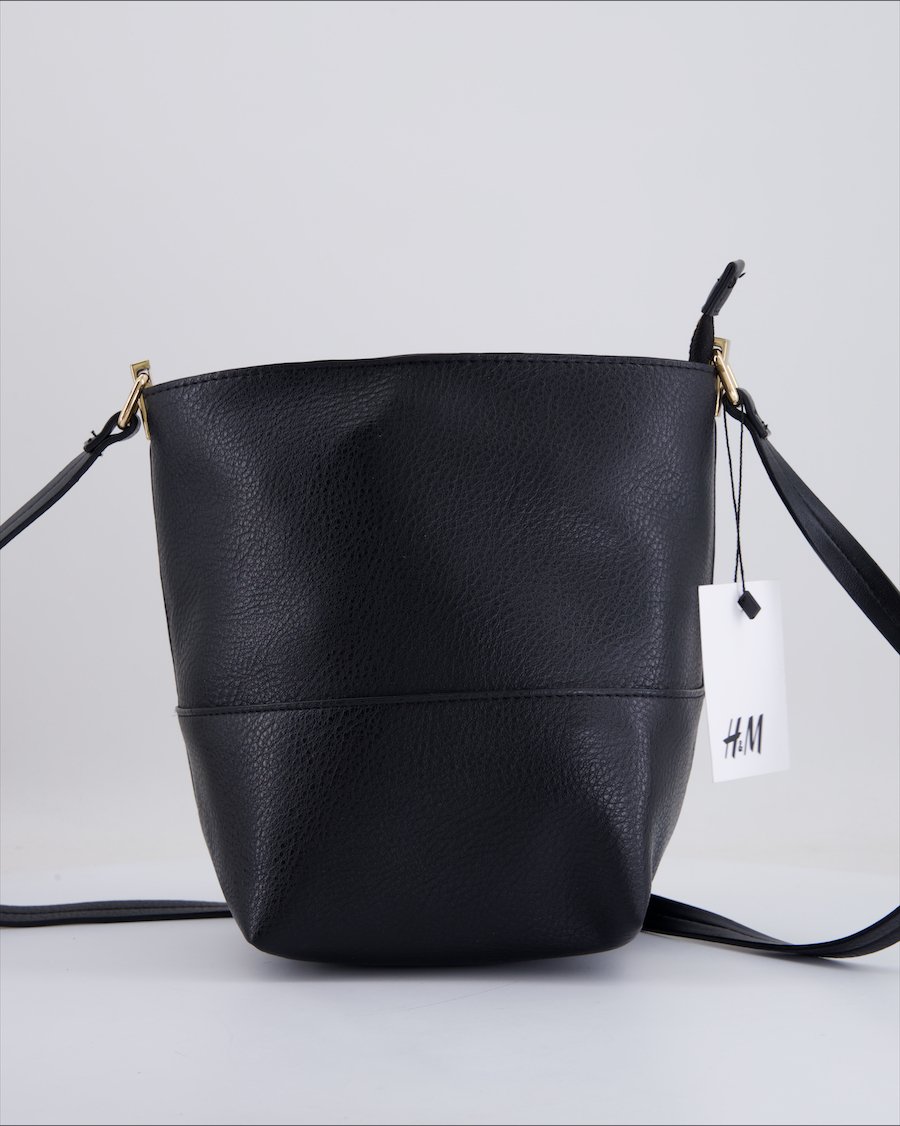 H&M Crossbody Bag Polyurethane Black