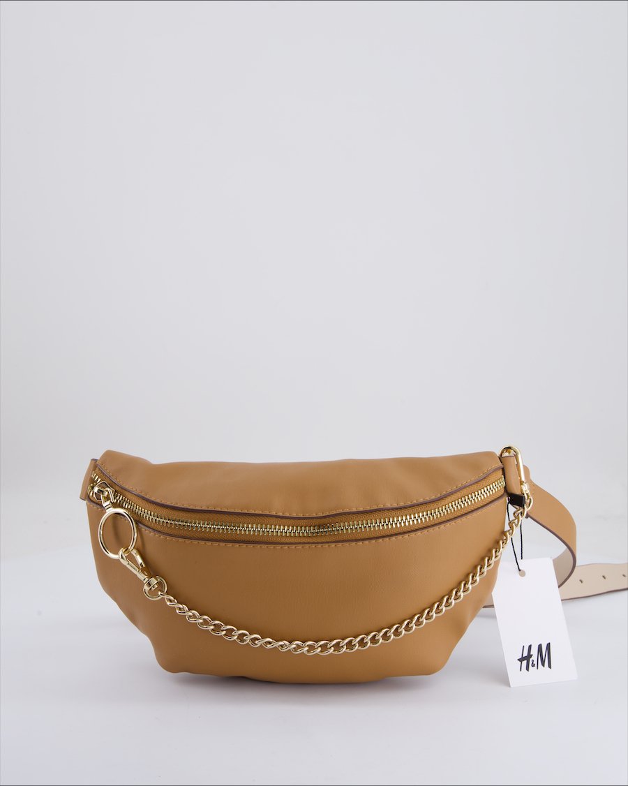 H&M Bum Bag Leather Camel