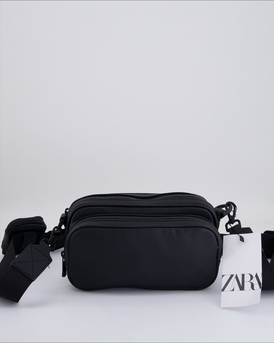 Zara Crossbody Bag Polyurethane Black