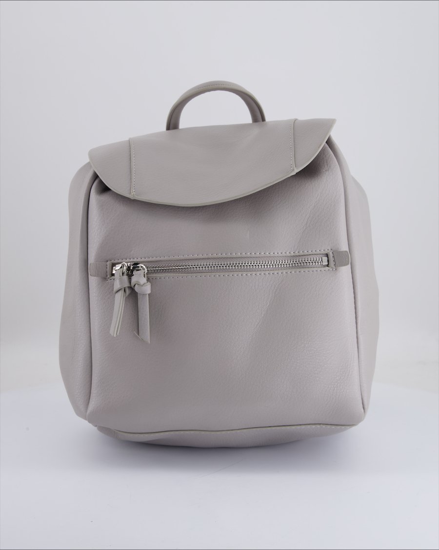 Zara Backpack Leather Grey
