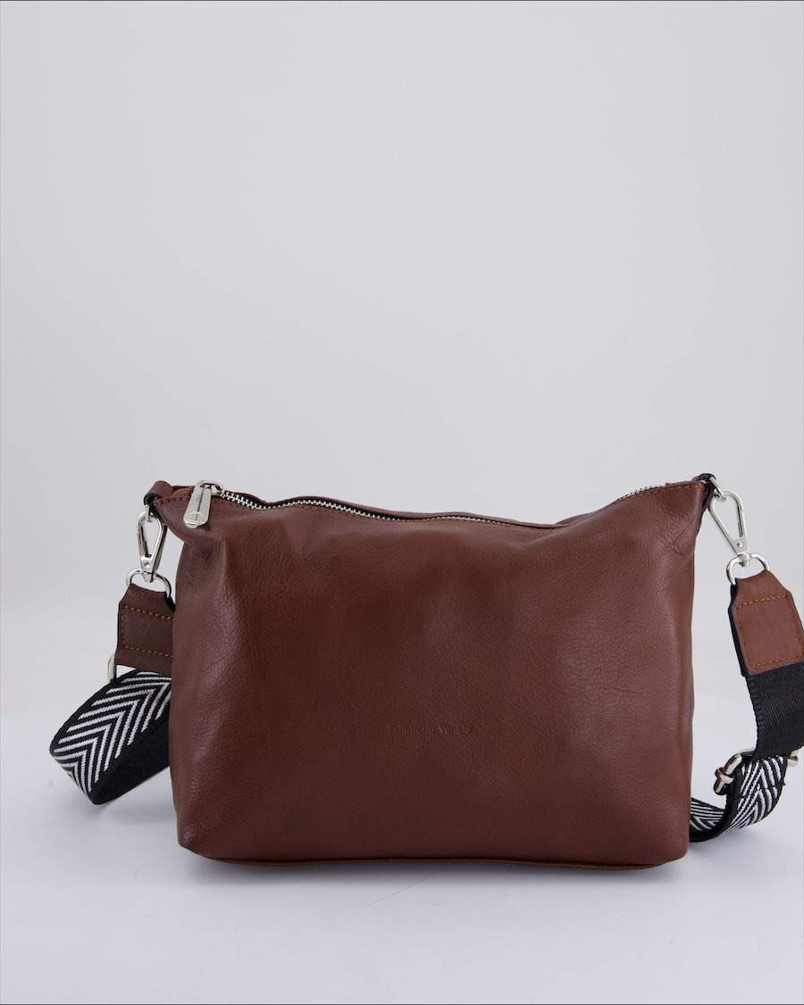 Pelletteria Veneta Crossbody Bag Leather Brown