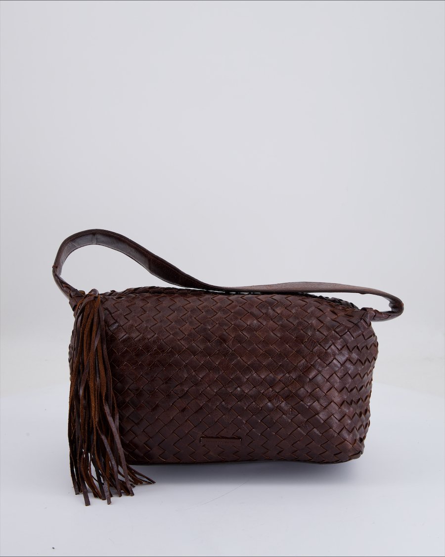 Francesco Biasia Shoulder Bag Leather Brown
