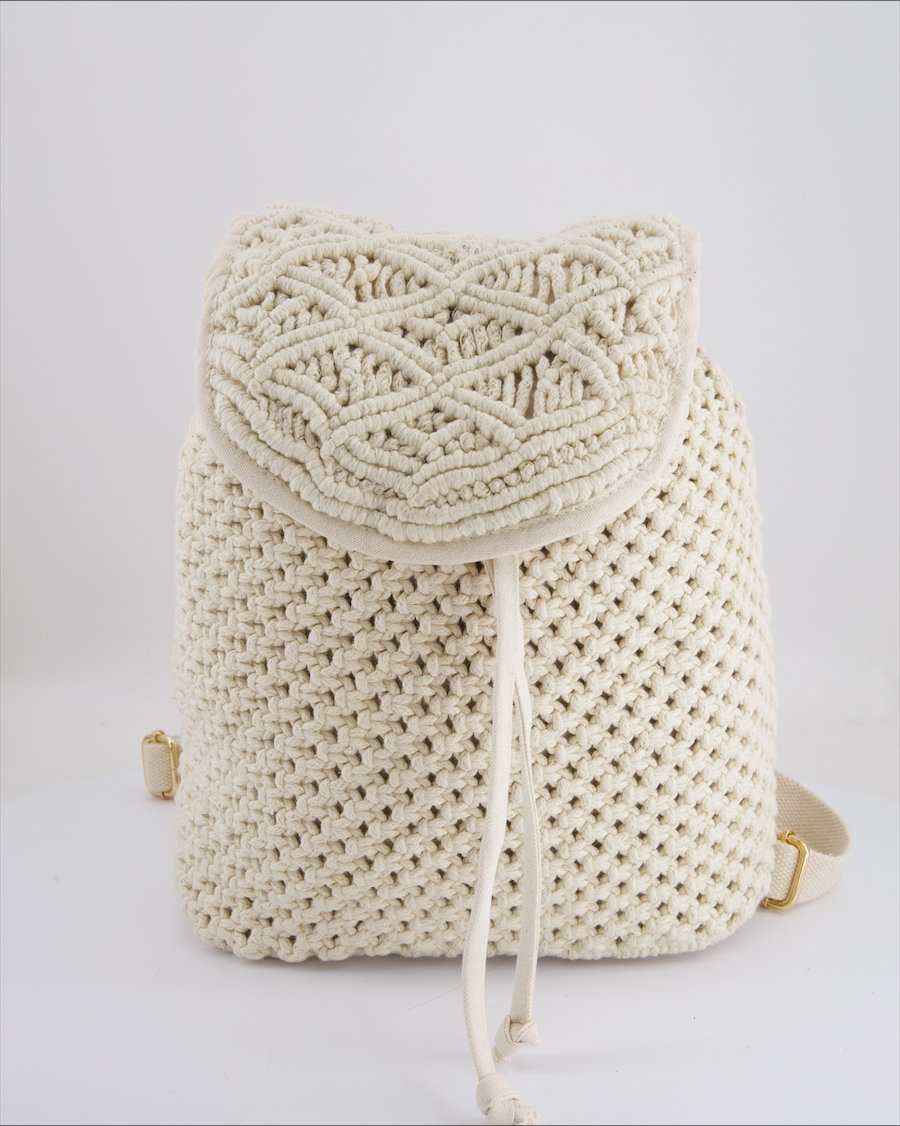 Accessorize Backpack Cloth White