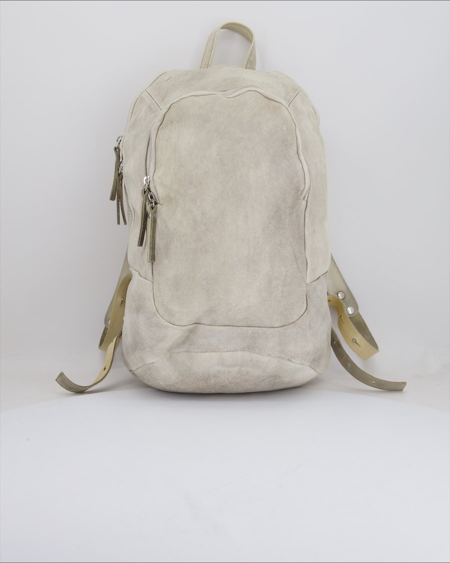 Shoto Backpack Leather Grey