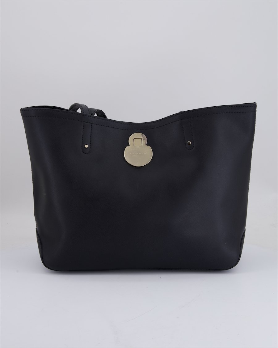 Longchamp Shoulder Bag Leather Black
