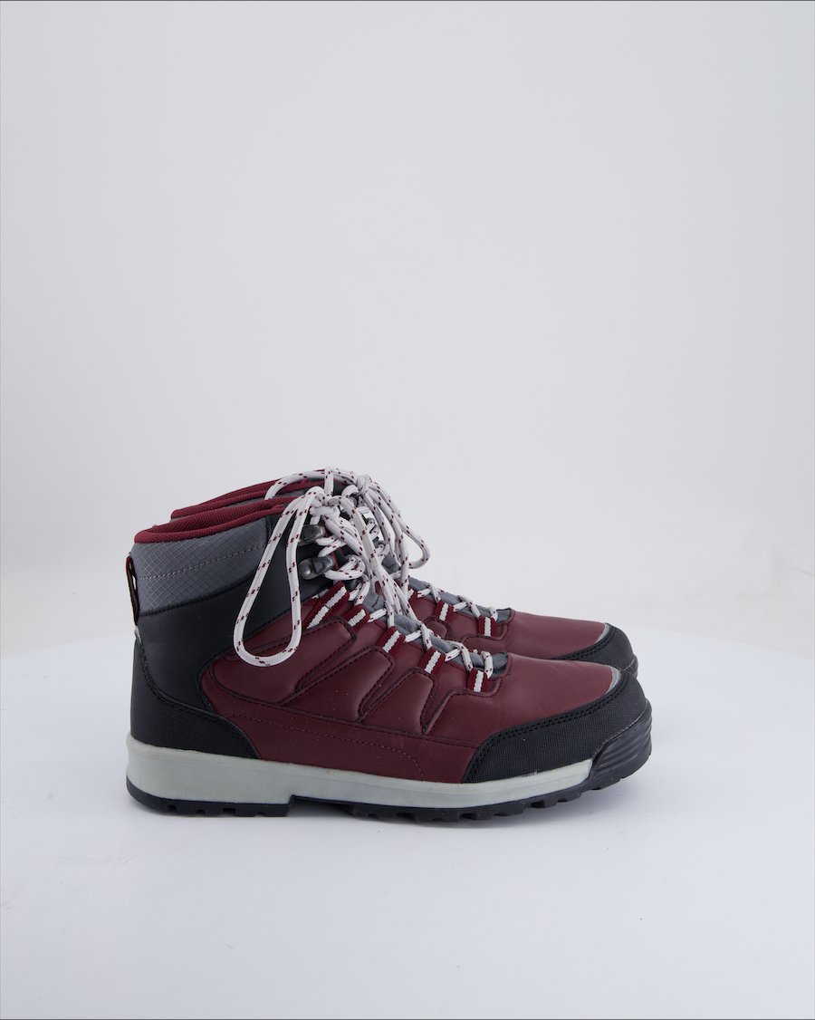 Crane Ankle Boots Leather Burgundy Eu 38
