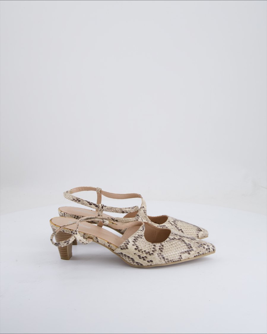 Graceland Sandals Polyurethane Beige EU 37
