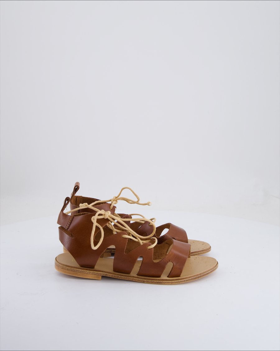 Oxmox Sandals Leather Brown Eu 37