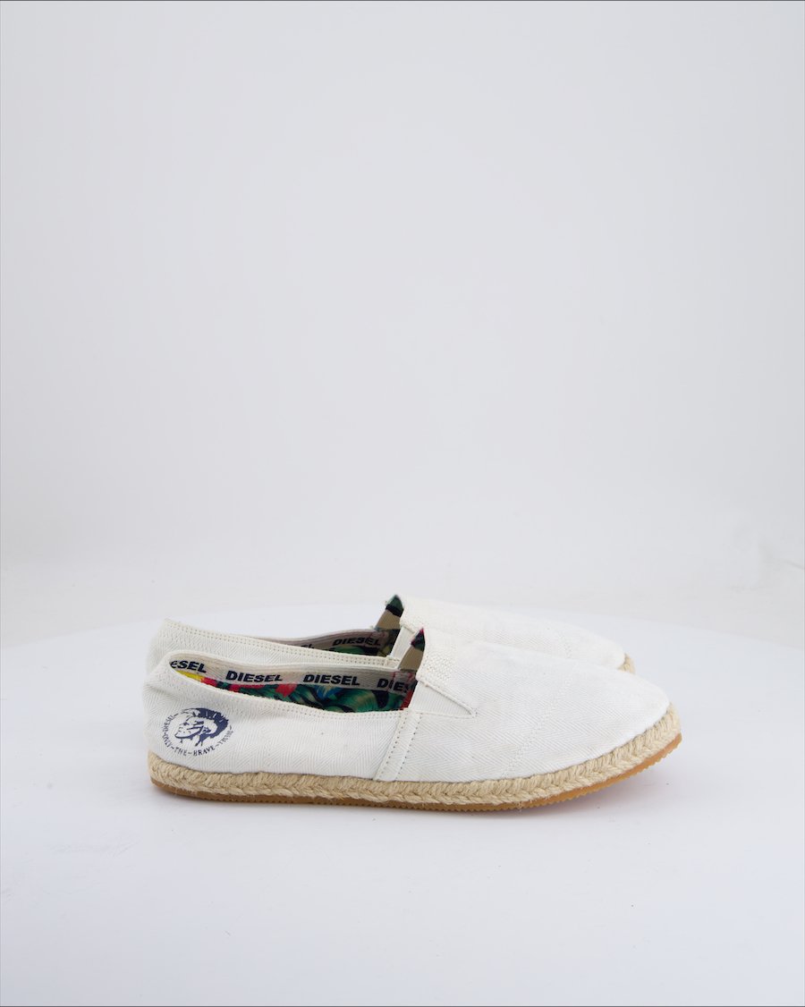 Diesel Espadrielles Cloth White Eu 41